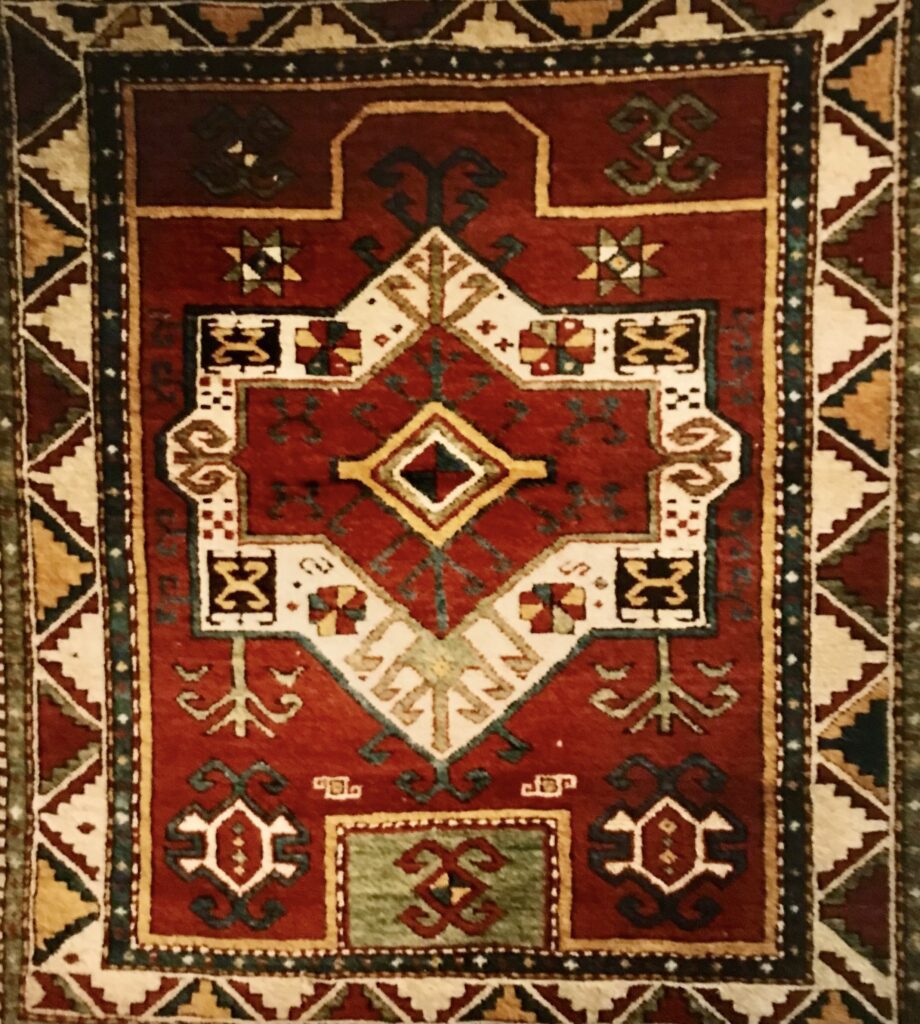 "Antique Caucasian Kazak 17"