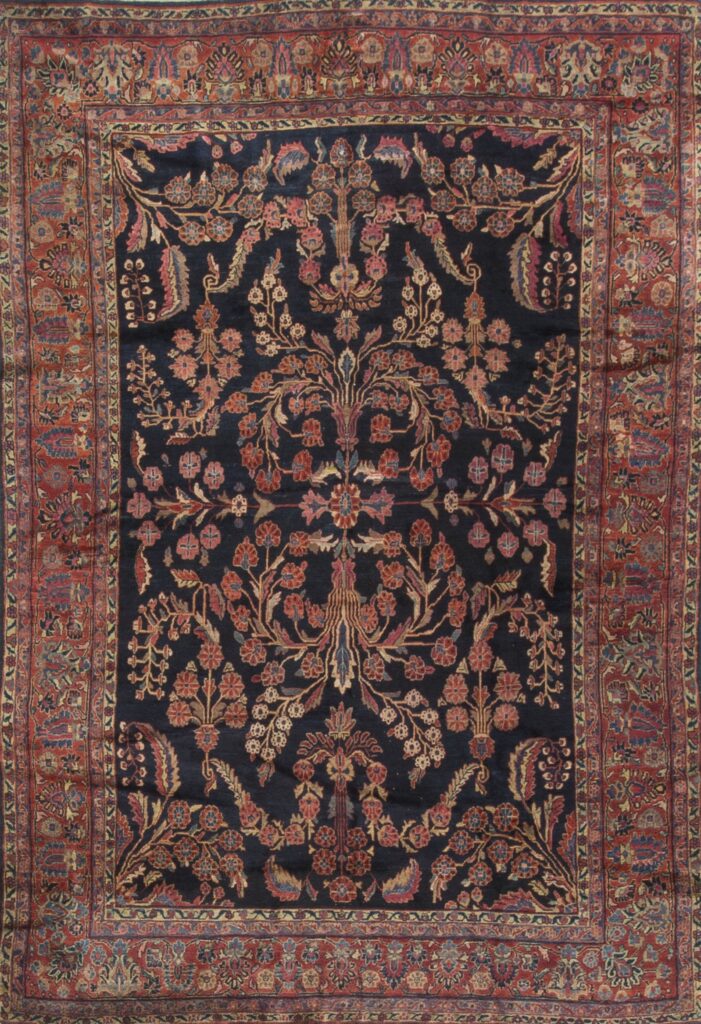 "Antique Persian Sarouk Farahan 28 "