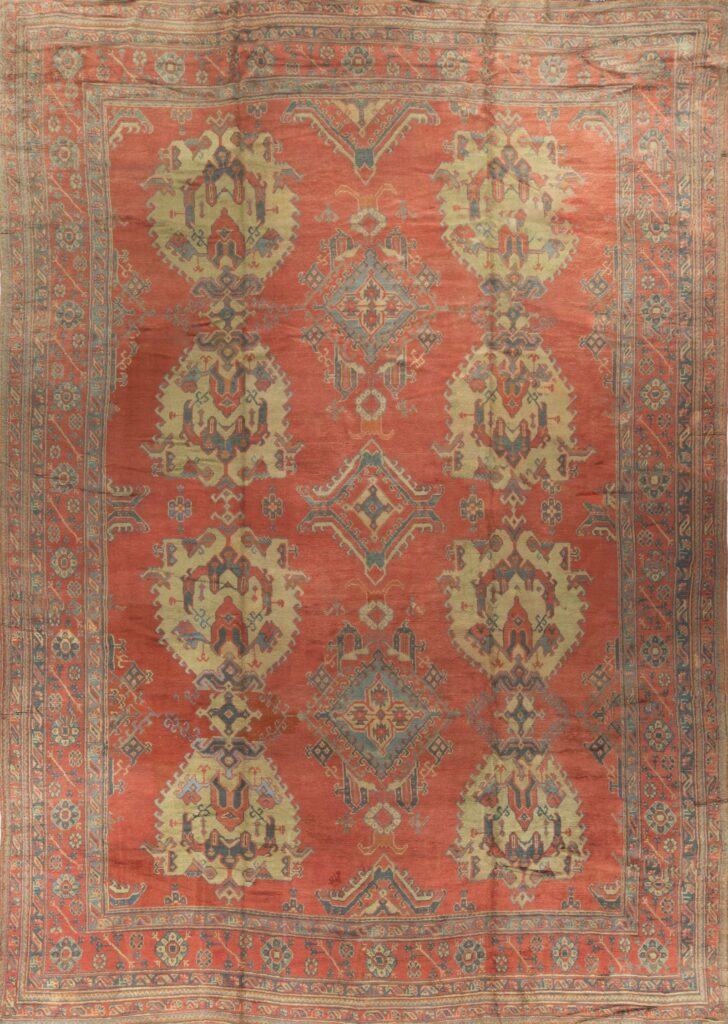 "Antique Turkish Oushak 1"