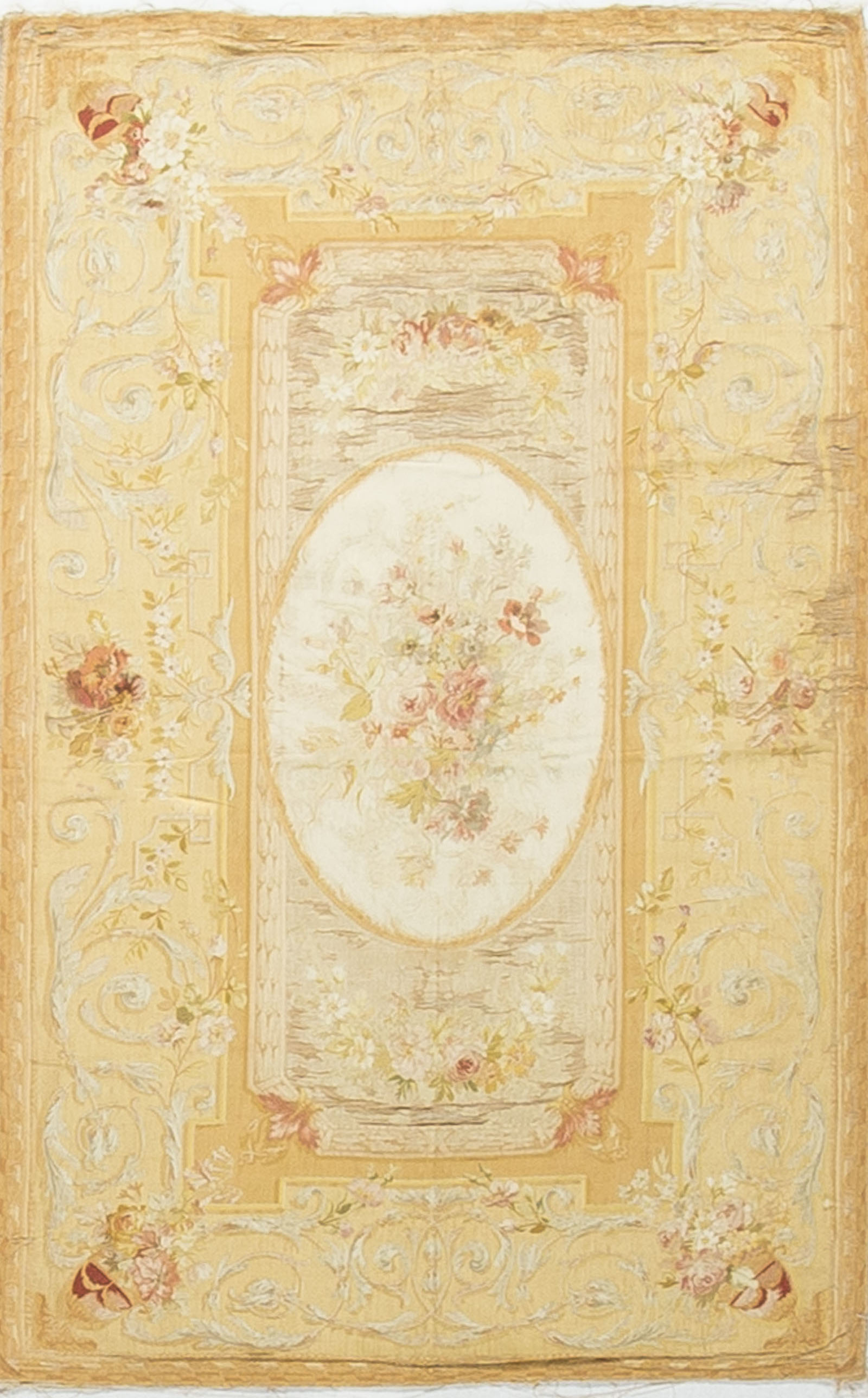 "Antique Silk French Aubusson 3"