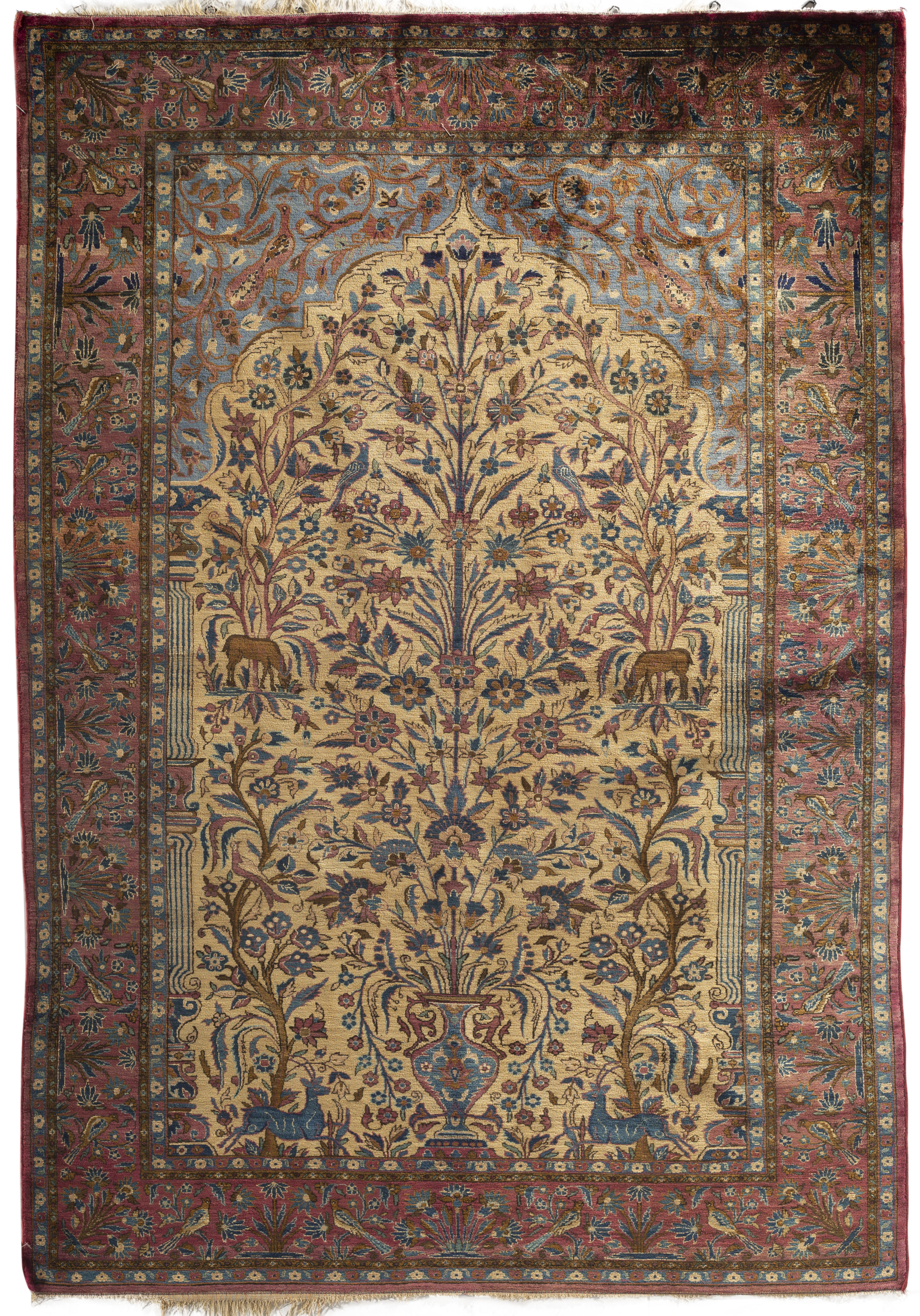 "Antique Silk Kashan 10"