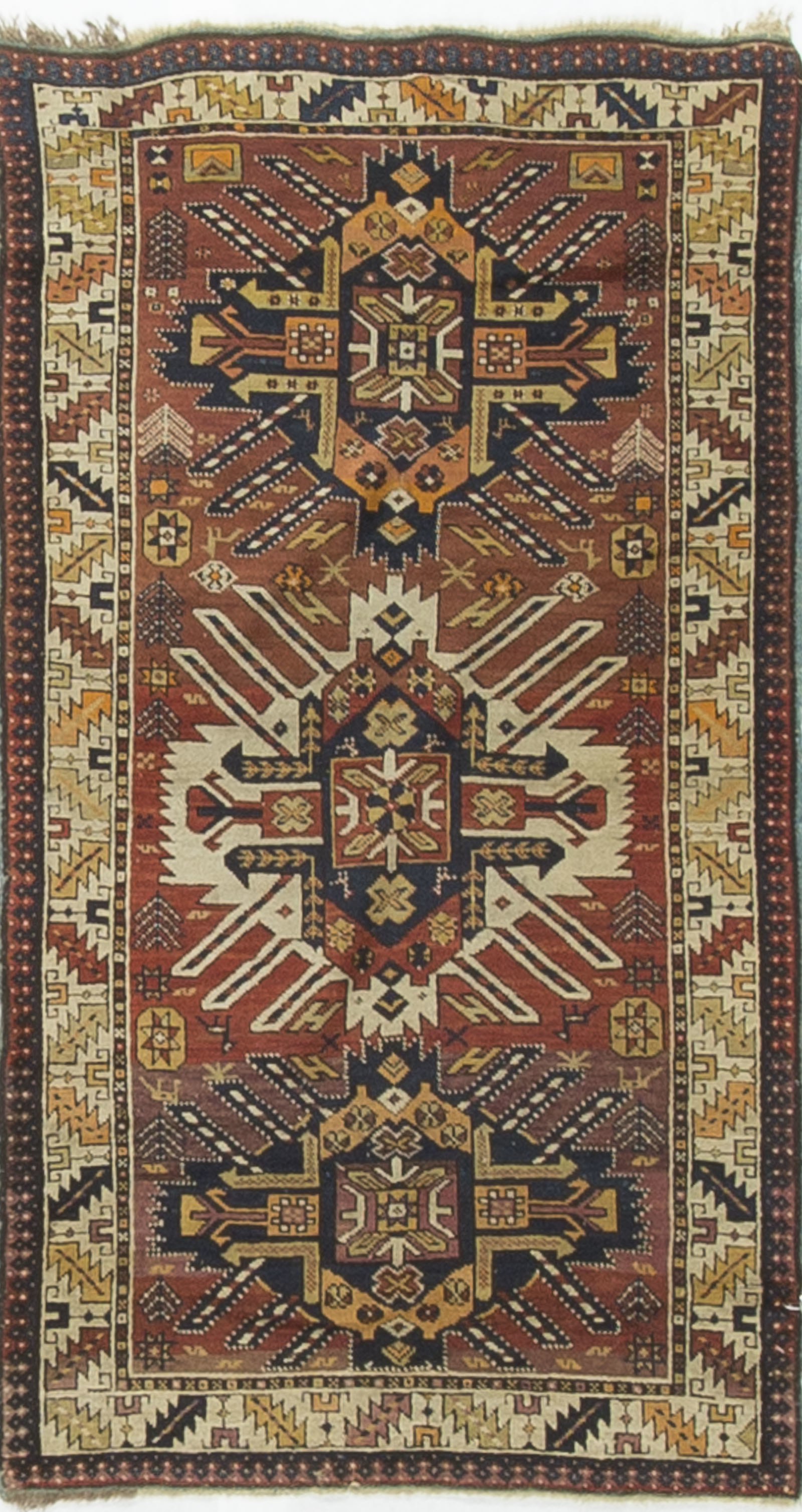 "Antique Caucasian Kazak 6"