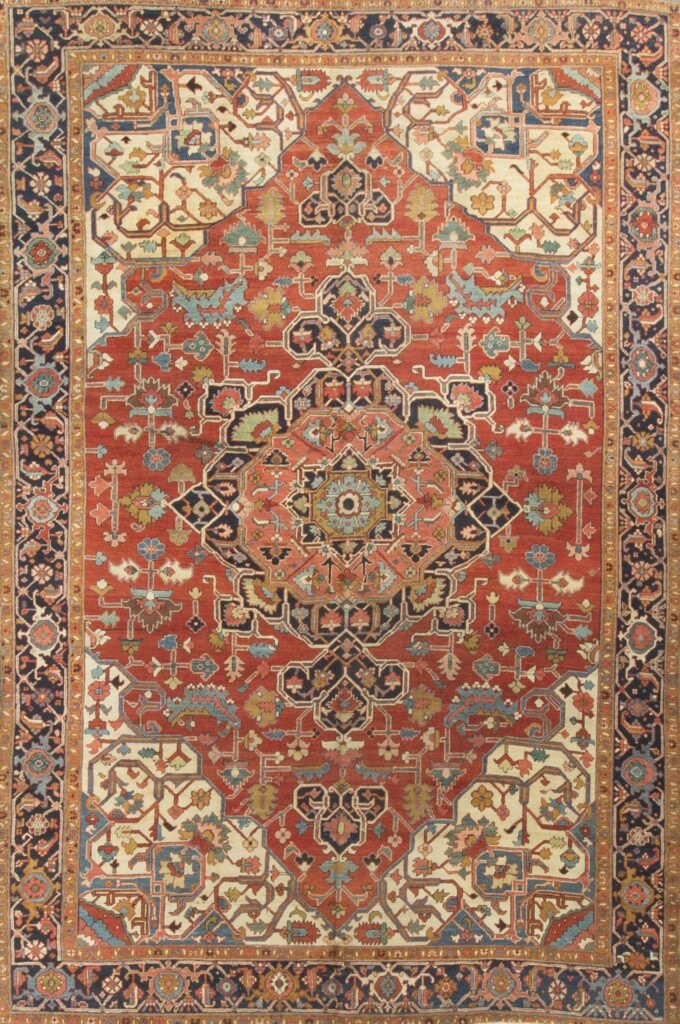 "Antique Persian Serapi 8"