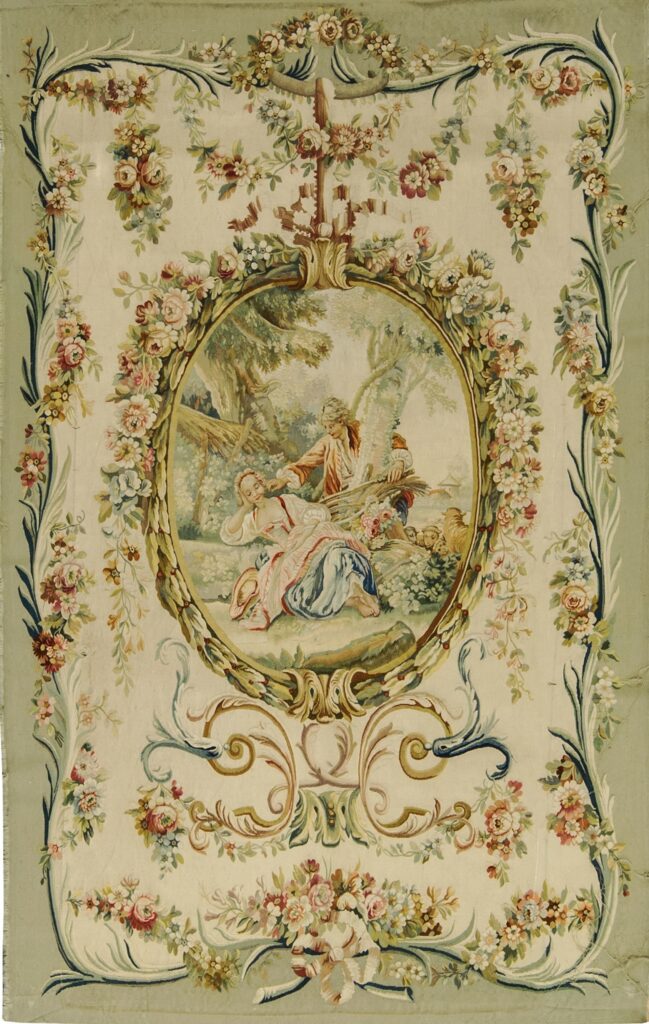 "Antique French Aubusson 9"