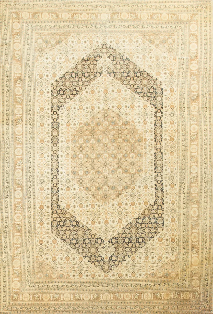 "Antique Persian Rug 7'3"X10'6""